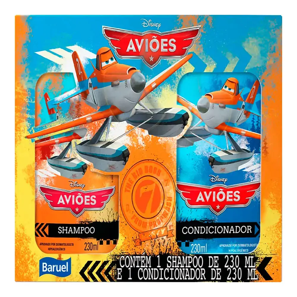 Kit Shampoo Condicionador Baruel Avioes