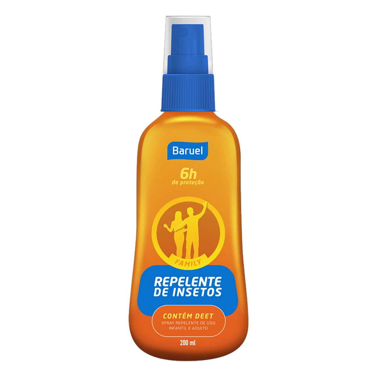 Repelente Baruel Family Frasco 200ml Spray