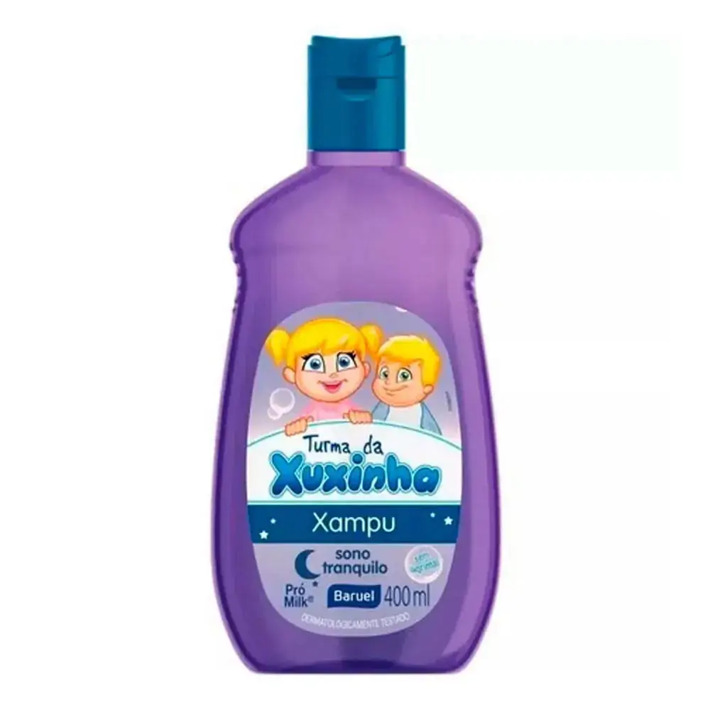 Shampoo Infantil Turma Da Xuxinha Baruel Sono Tranquilo Frasco 400ml
