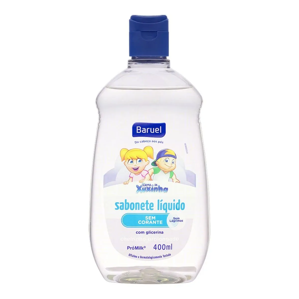 Sabonete Infantil Líquido Da Cabeça Aos Pés Sem Corante Turma Da Xuxinha Baruel Frasco 400ml
