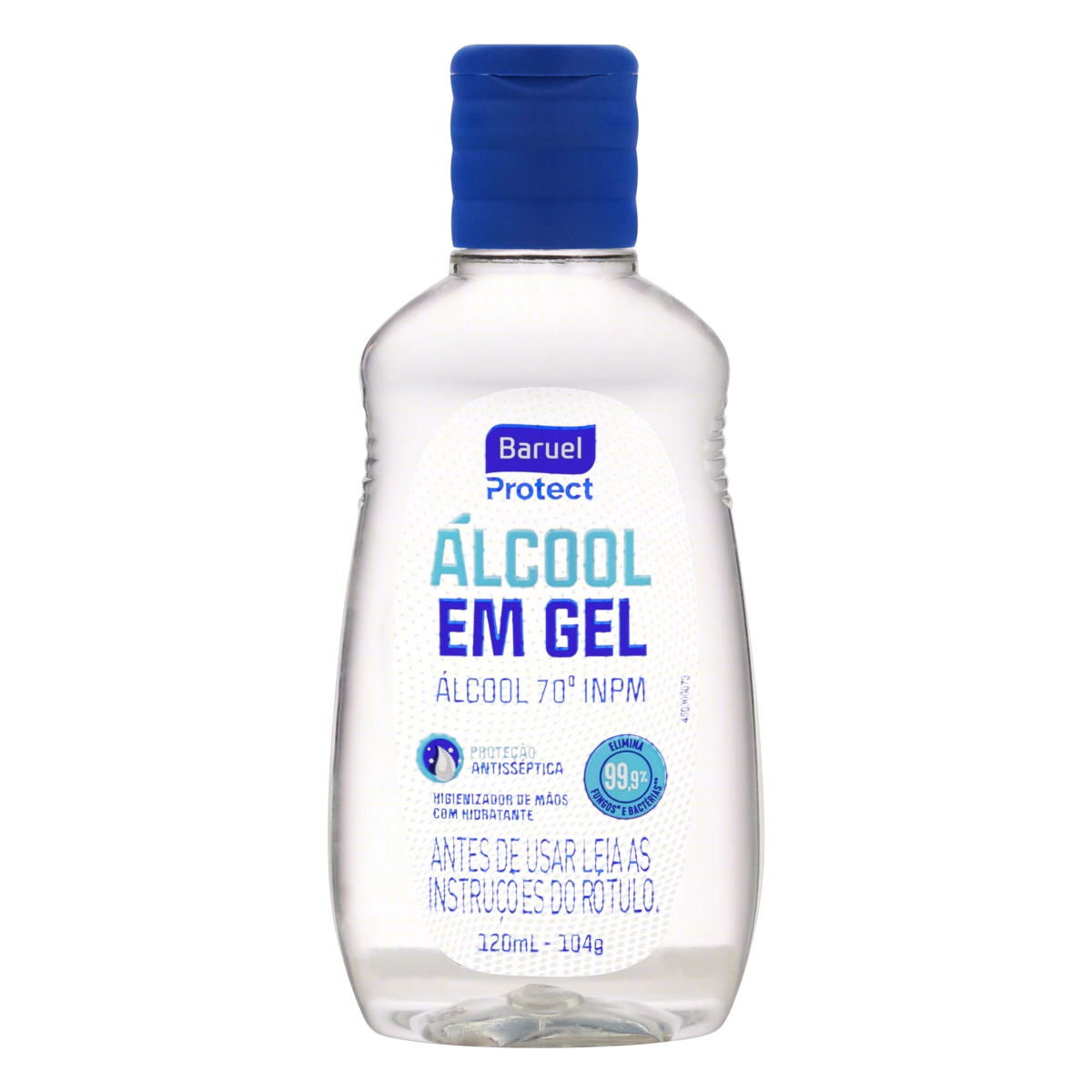 álcool Gel 70 Inpm Baruel Protect Squeeze 120ml