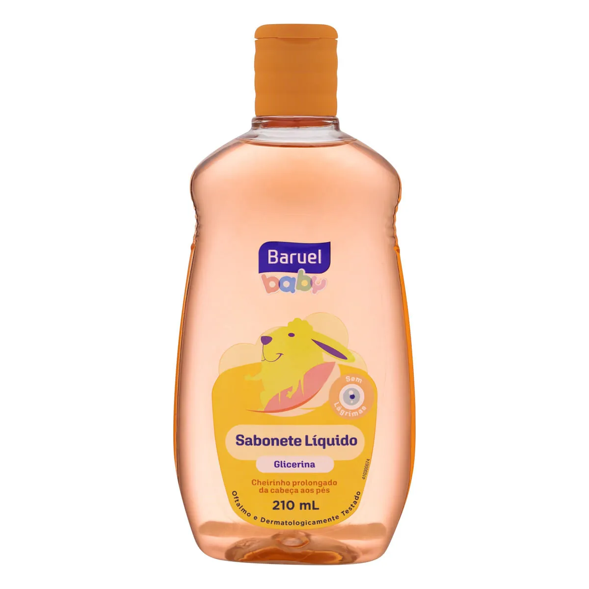 Sabonete Líquido de Glicerina da Cabeça aos Pés Baruel Baby Frasco 210 ml