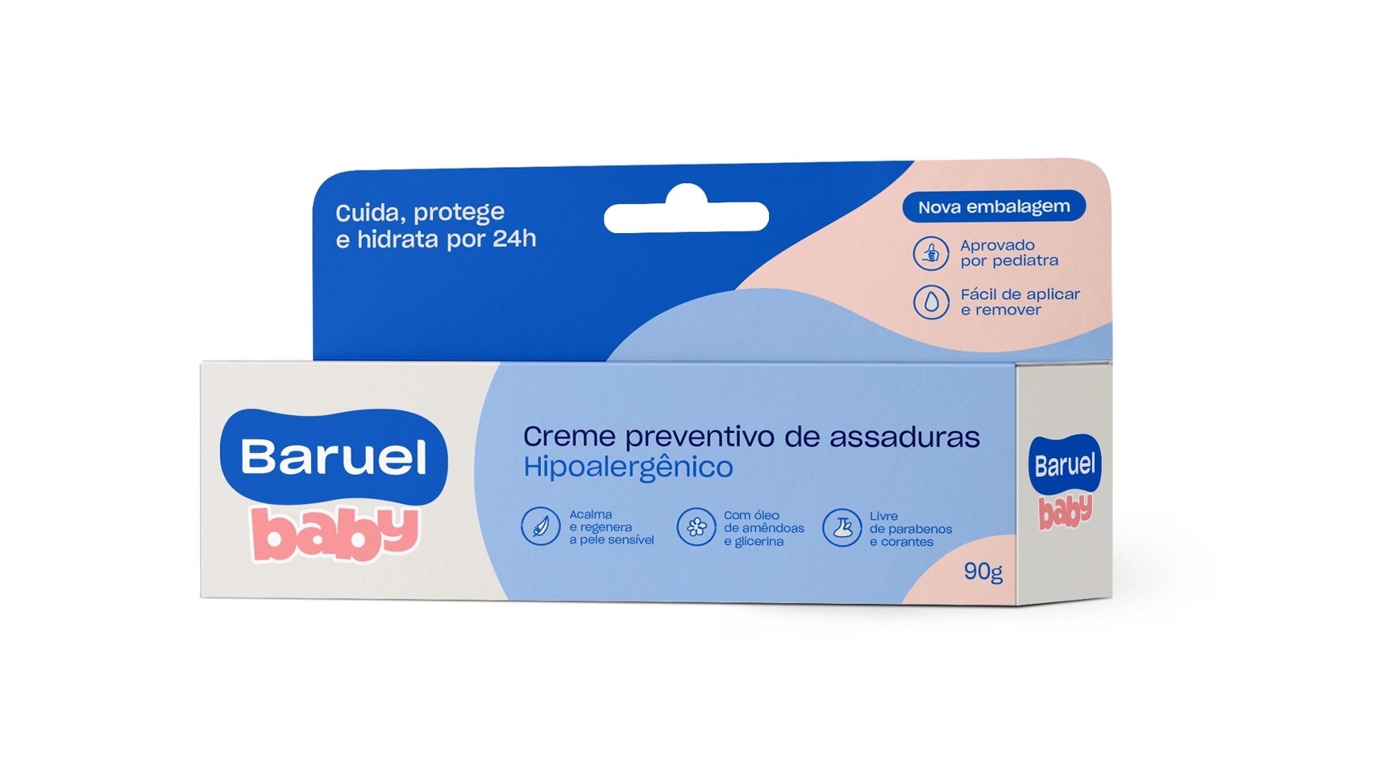 Creme Preventivo de Assaduras Baruel Baby Caixa 90g