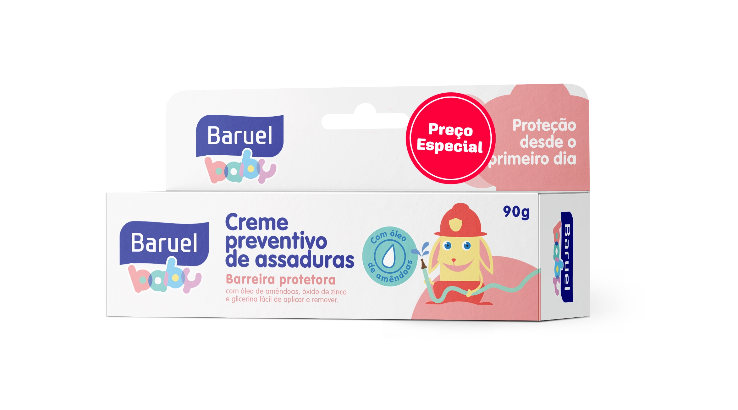 Creme Preventivo De Assaduras Bebê Baruel Baby Caixa 90g Oferta Especial