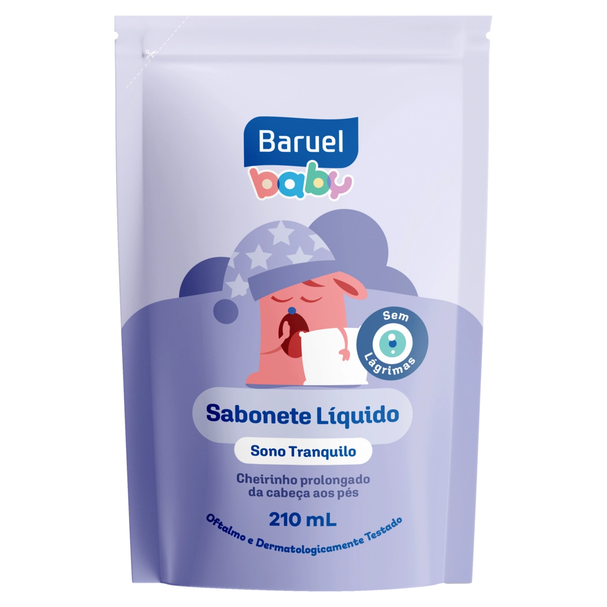 Sabonete Infantil Líquido Turma Da Xuxinha Baruel Sono Tranquilo Sachê 210ml Refil