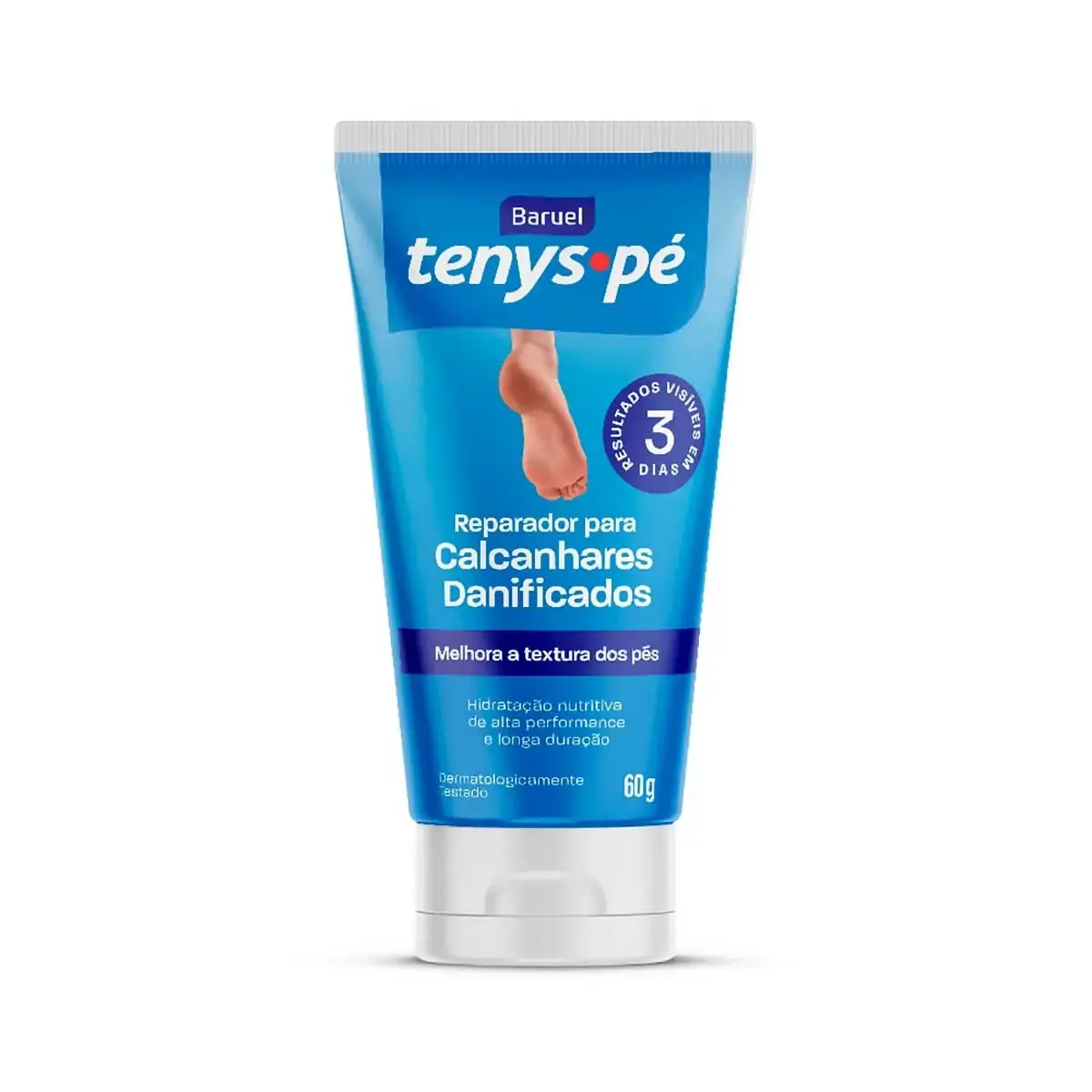 Reparador De Calcanhares Danificados Baruel Tenys Pé Caixa 60g
