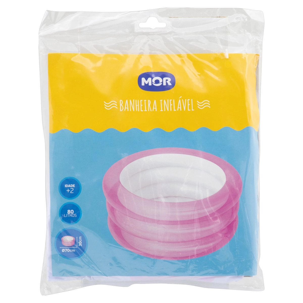 Piscina Inflável 80l Mor ø 70cm X 80cm