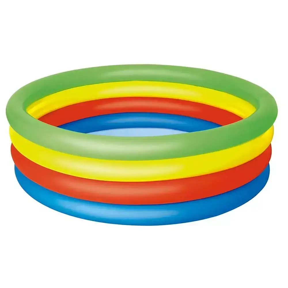 BANHEIRA INFLÁVEL CIRCULAR 550 LITROS ARCO-IRIS MOR