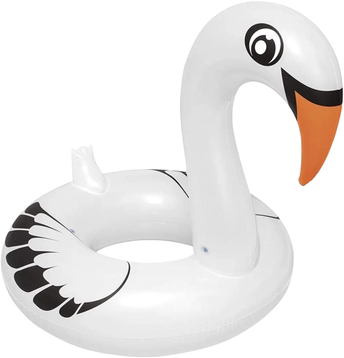 Boia Mor Cisne Perolado Branco