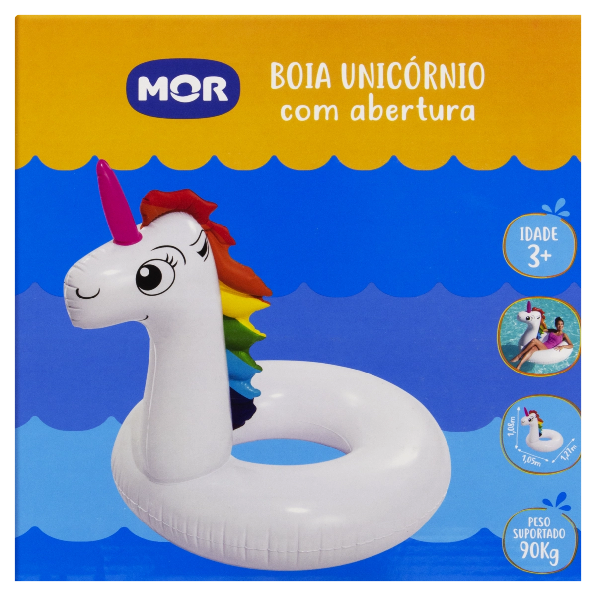 Boia Unicórnio com Abertura - Mor