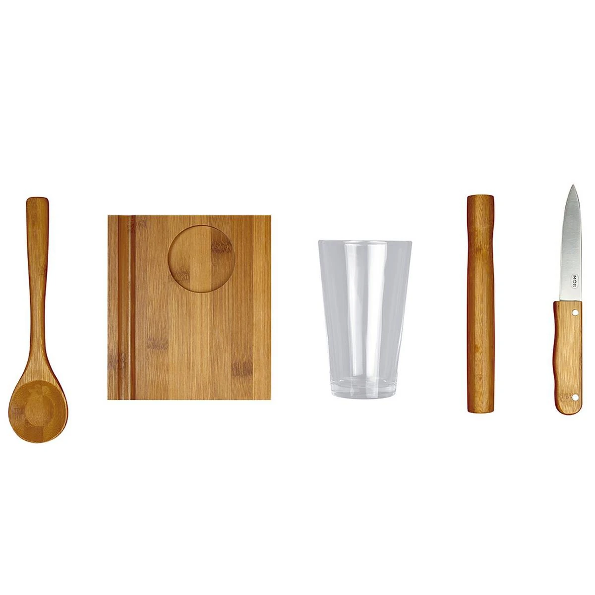 Kit Caipirinha 5 Peças Bamboo Mor