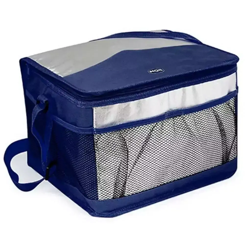 Bolsa Térmica c/Alça 15 Litros Azul Marinho em Poliéster Mor