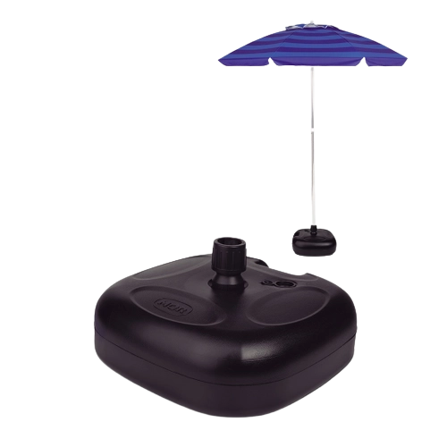 BASE PLÁSTICA PARA OMBRELONE OU GUARDA SOL PRETA MOR