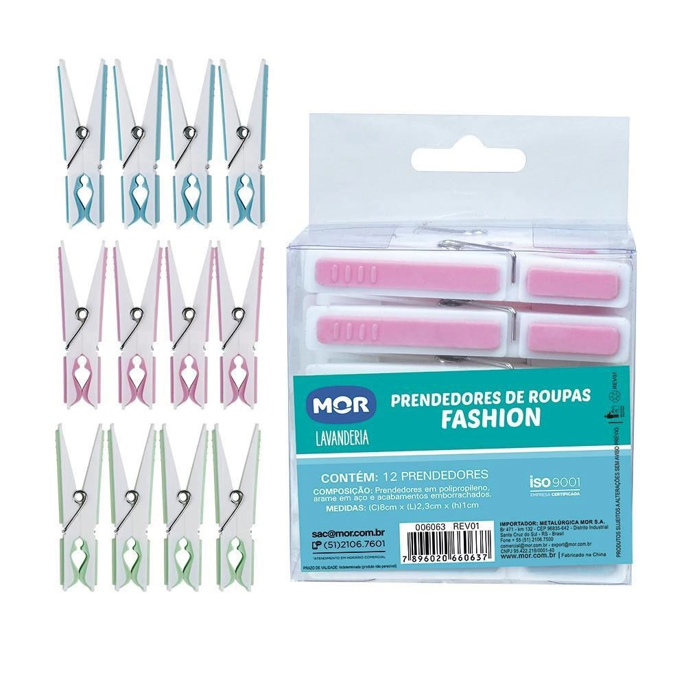 Prendedor Embor Fashion 12 Pcs