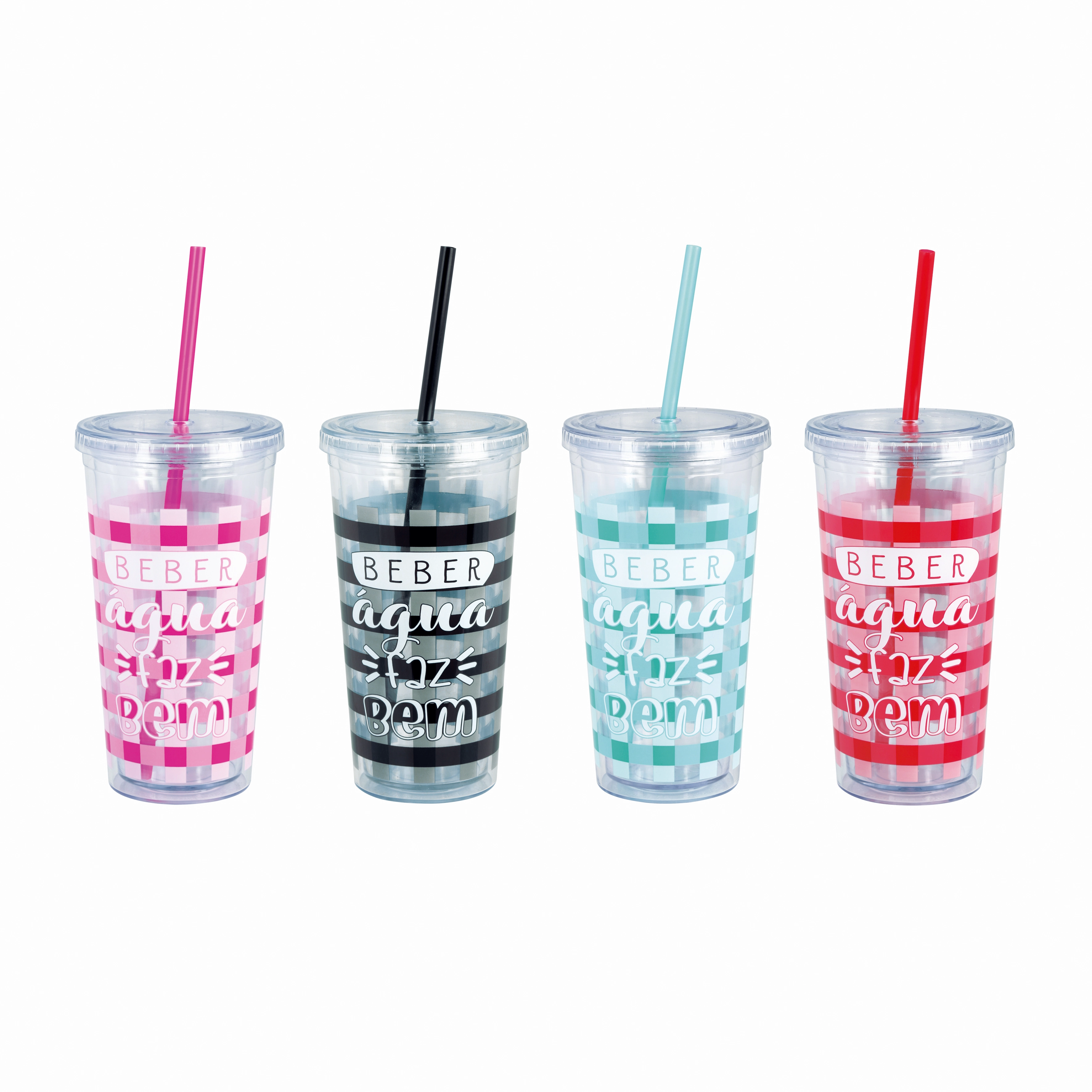 Copo Canudo Mor 8073 Drink 600ml Diversos
