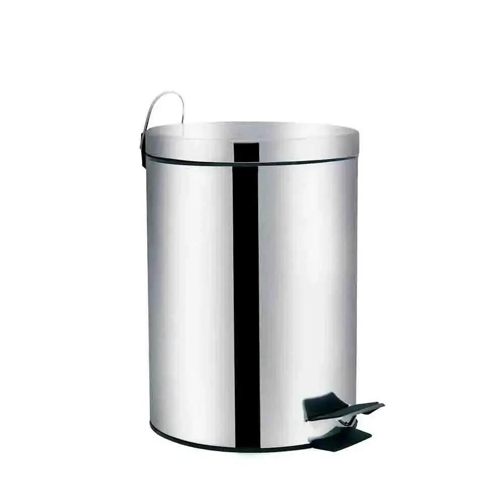 Lixeira Inox Com Pedal E Balde Interno Ágata 20 Litros Mor