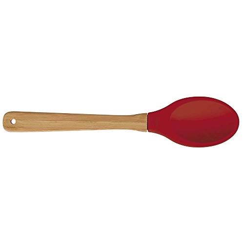 Colher Silicone e Bamboo Mor