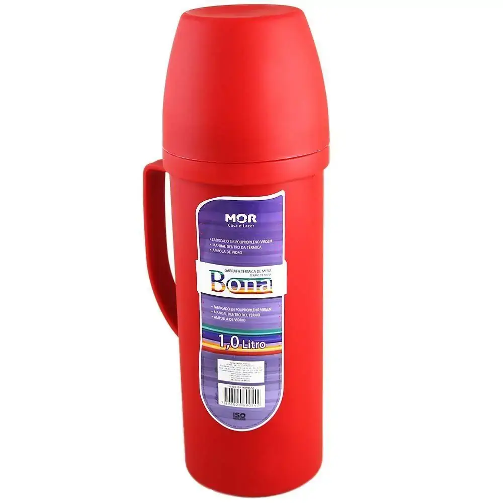 Garrafa Termica Bona 1lt Vermelha