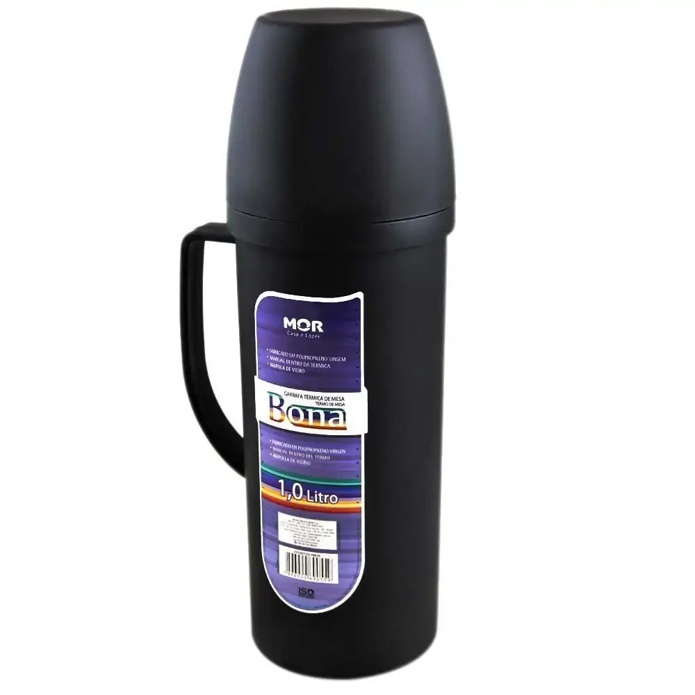 Garrafa Termica Bona 1lt Preta