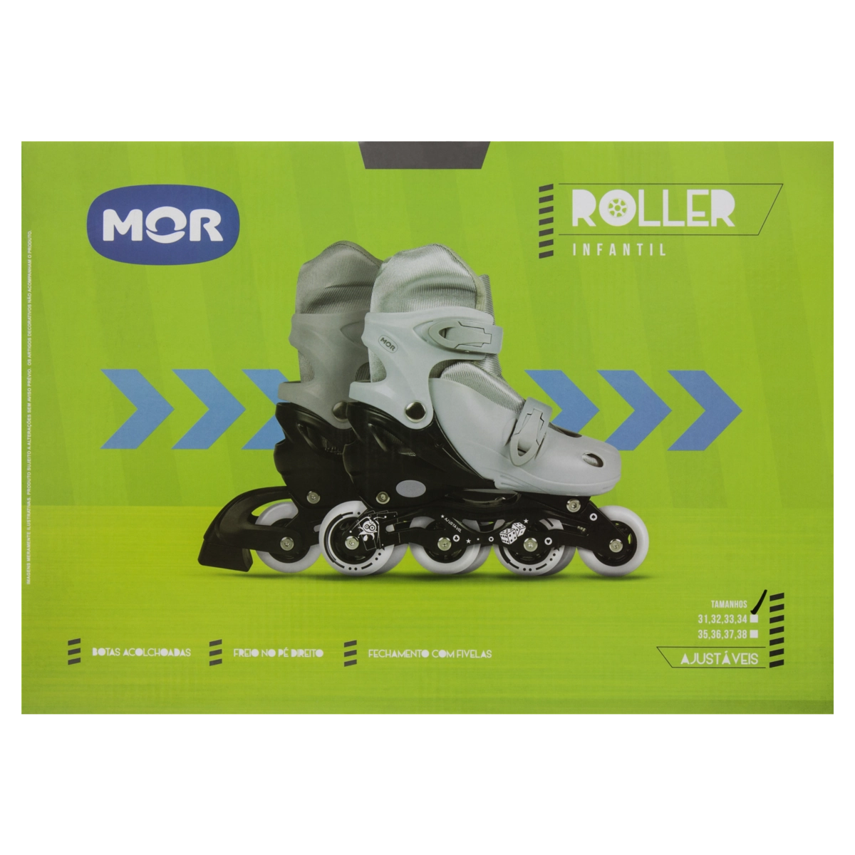 Roller Infantil Cinza M(T3437)