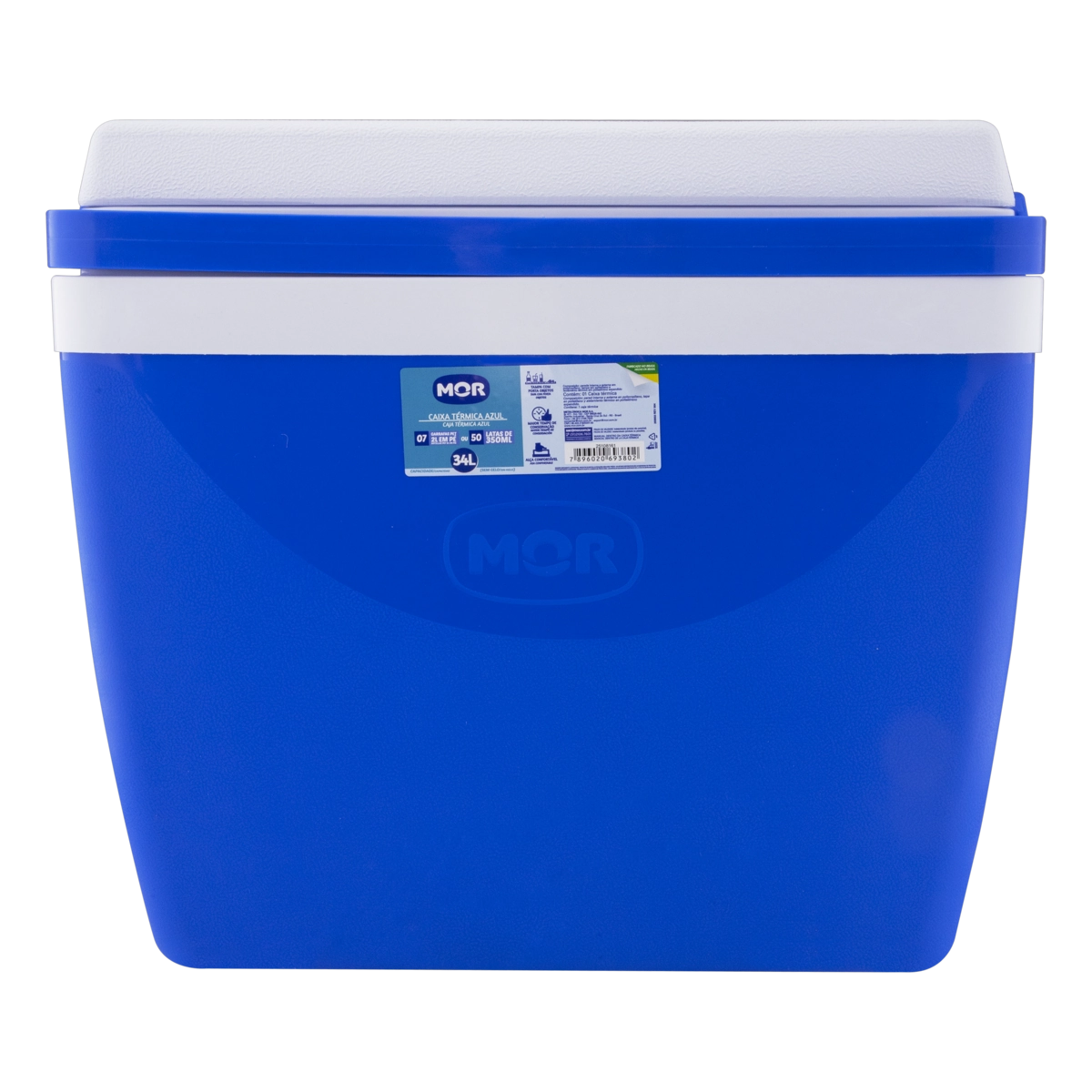 Caixa Térmica Azul 34l Mor