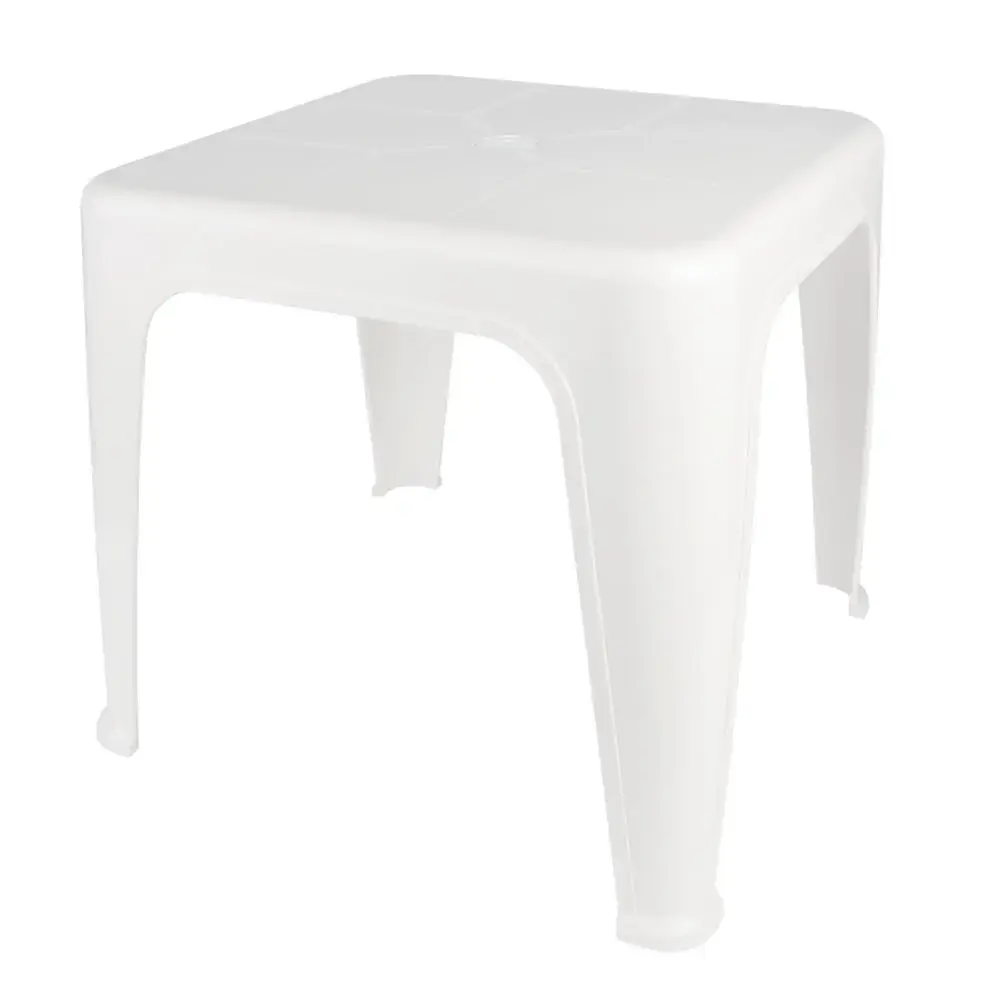 Mesa Plástica De Apoio Multiuso Pequena Branca Mor