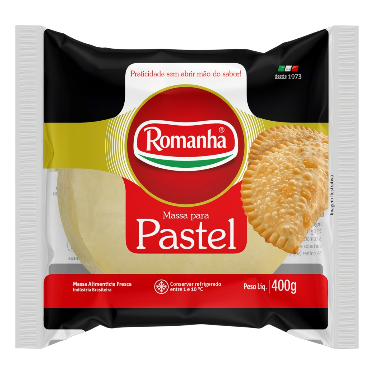 Massa Para Pastel Romanha Pacote 400g