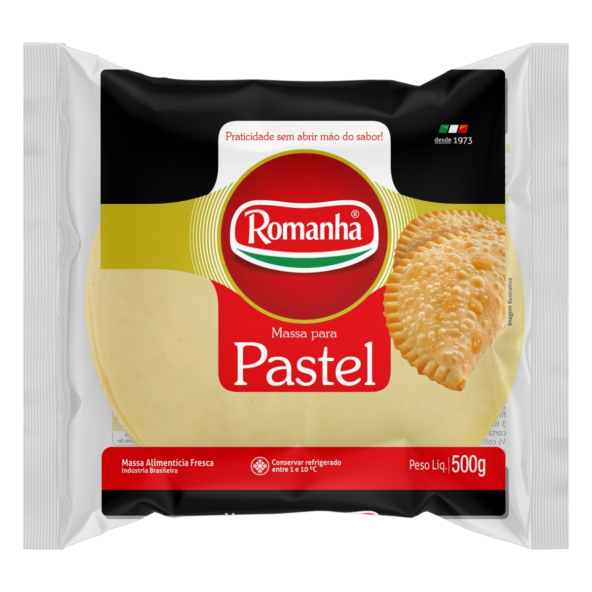 Massa Para Pastel Romanha Pacote 500g