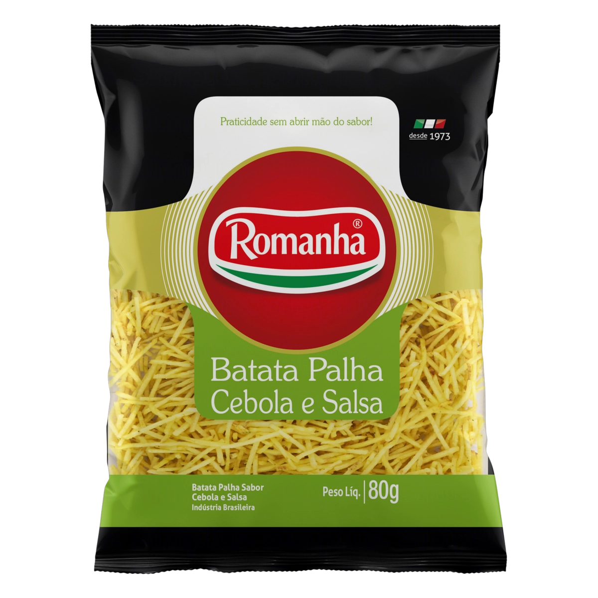 Batata Palha Cebola E Salsa Romanha Pacote 80g