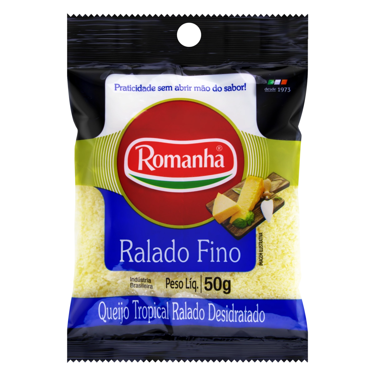 Queijo Tropical Ralado Fino Romanha 50g