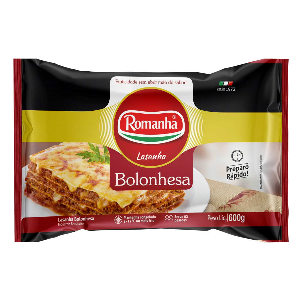 Lasanha Bolonhesa Romanha Pacote 600g