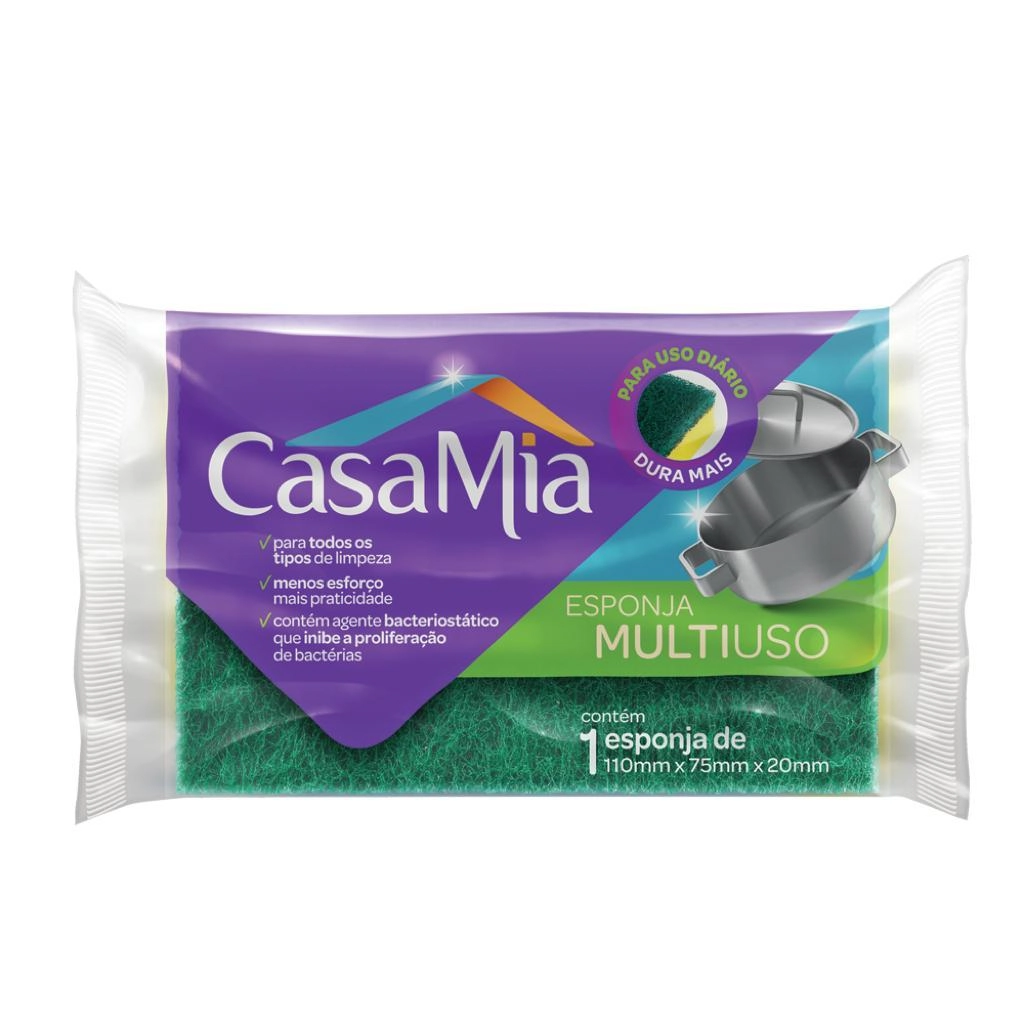 Esponja Casamia Multiuso C/1un Ref 117004va