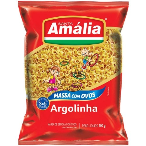 Macarrão Amalia C/ovos 500gr Argolinha
