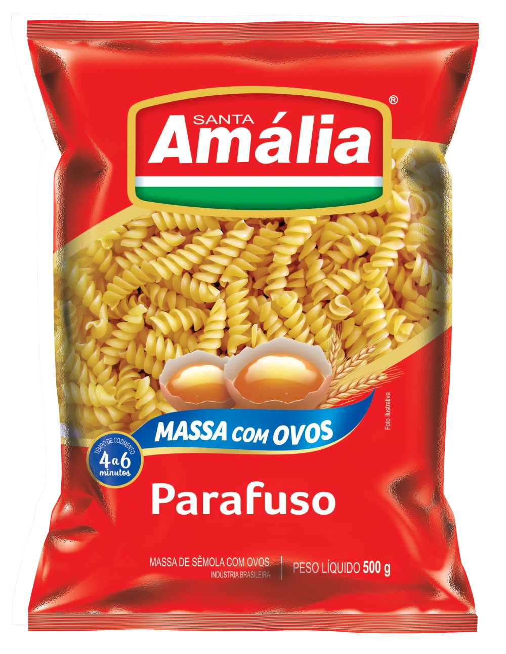 Macarrão Santa Amália Ovos Parafuso