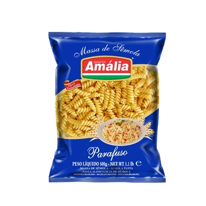 Macarrão Santa Amália Sêmola Parafuso