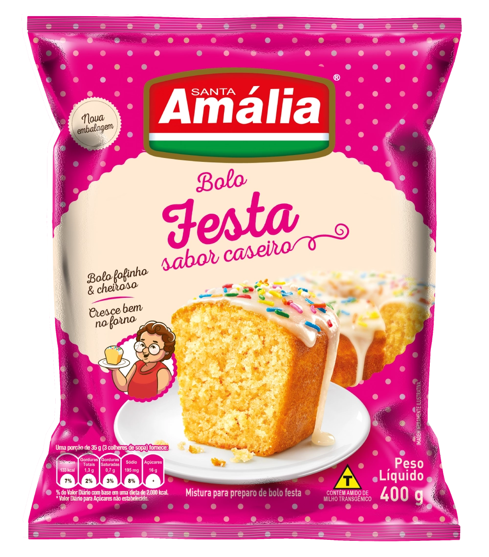 Mistura Para Bolo Santa Amália Festa