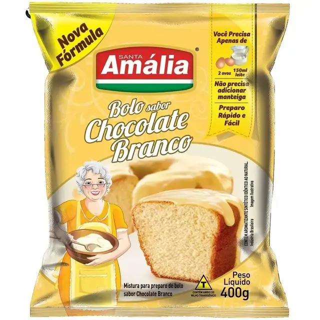 Mist Bolo Amalia 400gr Chocol Branco