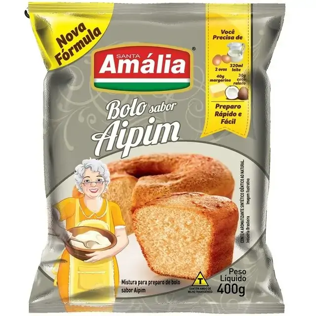 Mist Bolo Macaxeira S.amalia Fd C/ 12 Unidade
