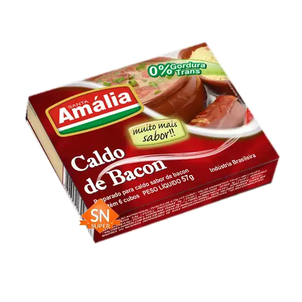 Caldo De Bacon 57gr Sta Amalia Dp C/ 10 Unidade