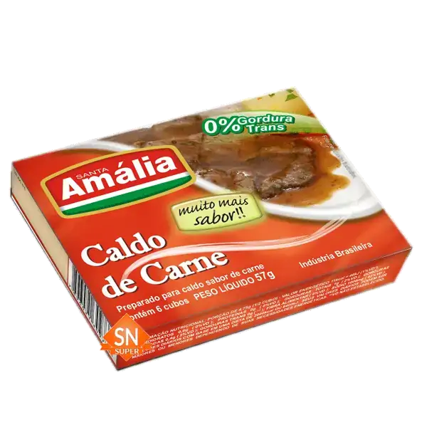 Caldo De Carne 57gr Sta Amalia Dp C/ 10 Unidade