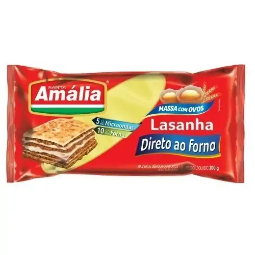Macarrão.sta Amalia Ovos Lasanha Pre