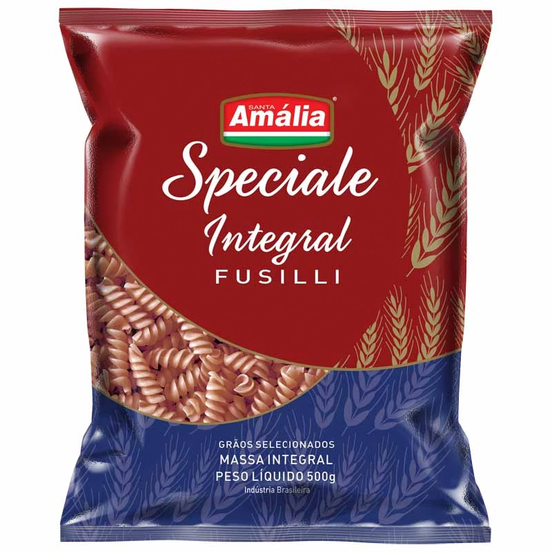 Macarrão Sta Amalia Speciale Fusilli Integral