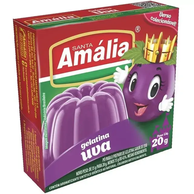 Gelatina Sta Amalia Uva 20g