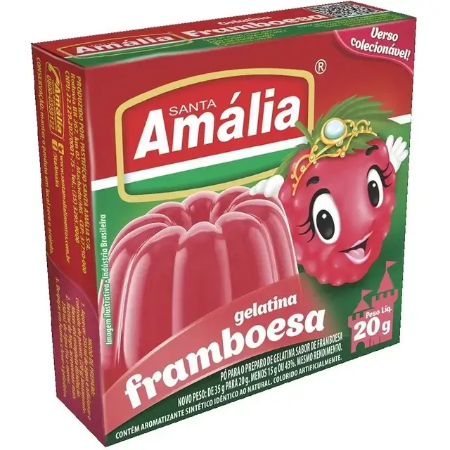 Gelatina Sta Amalia Framboesa 20g