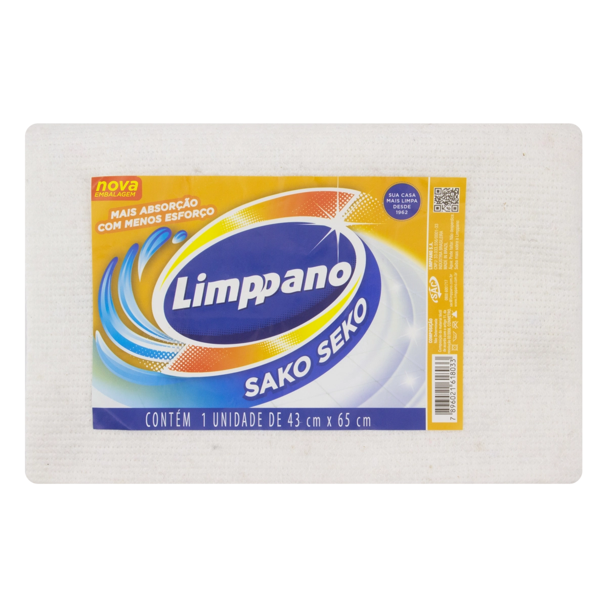 Pano De Chão Limppano Sako Seko 43cm X 65cm