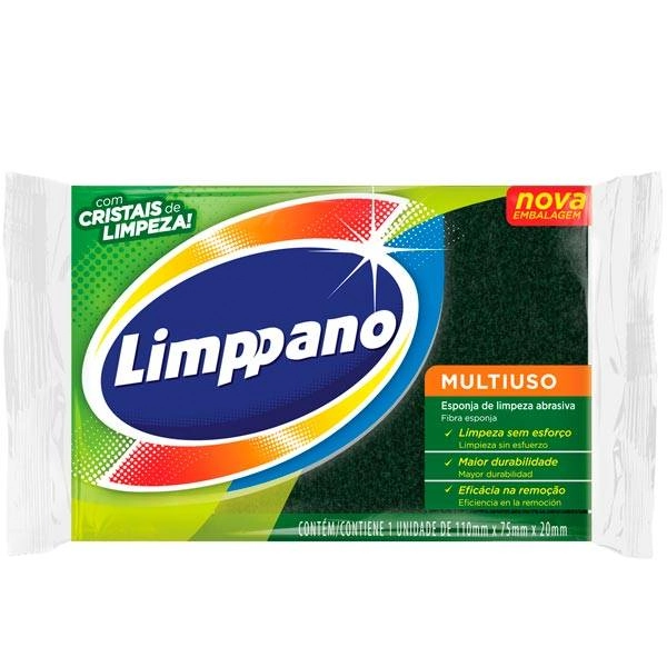 Esponja Multiuso Limpeza Abrasiva Limppano