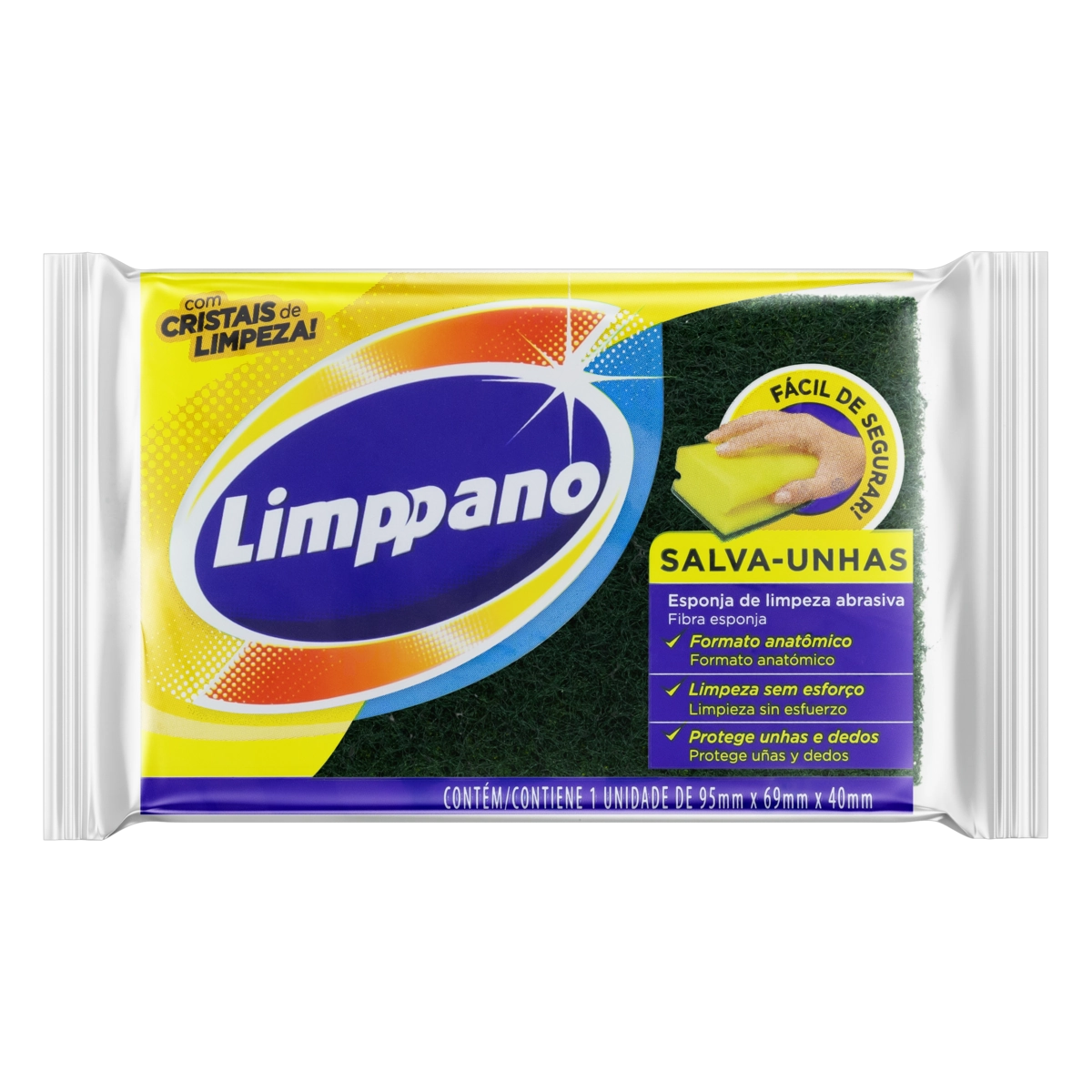 Esponja Salva Unhas Limppano C/3