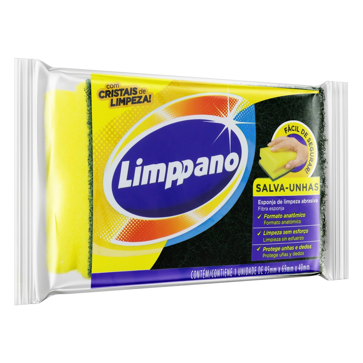 Esponja Louca Limppano Wish Salva Unhas Cx60