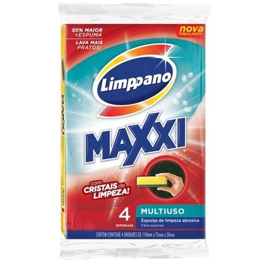 Esponja Limppano Maxxi C/4