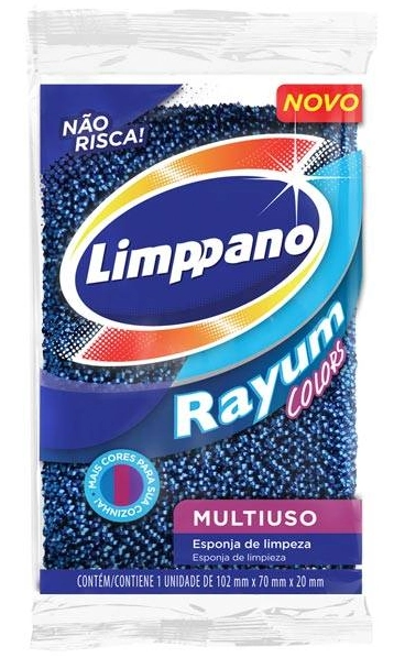 Esponja Limppano Rayum Colors Unidade